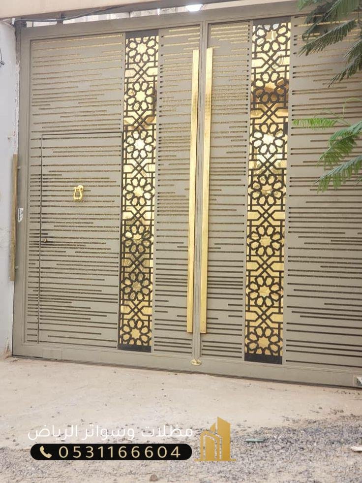 ابواب-ليزر-10 تركيب أبواب حديد ليزرللمنازل والفلل باحتراف الرياض