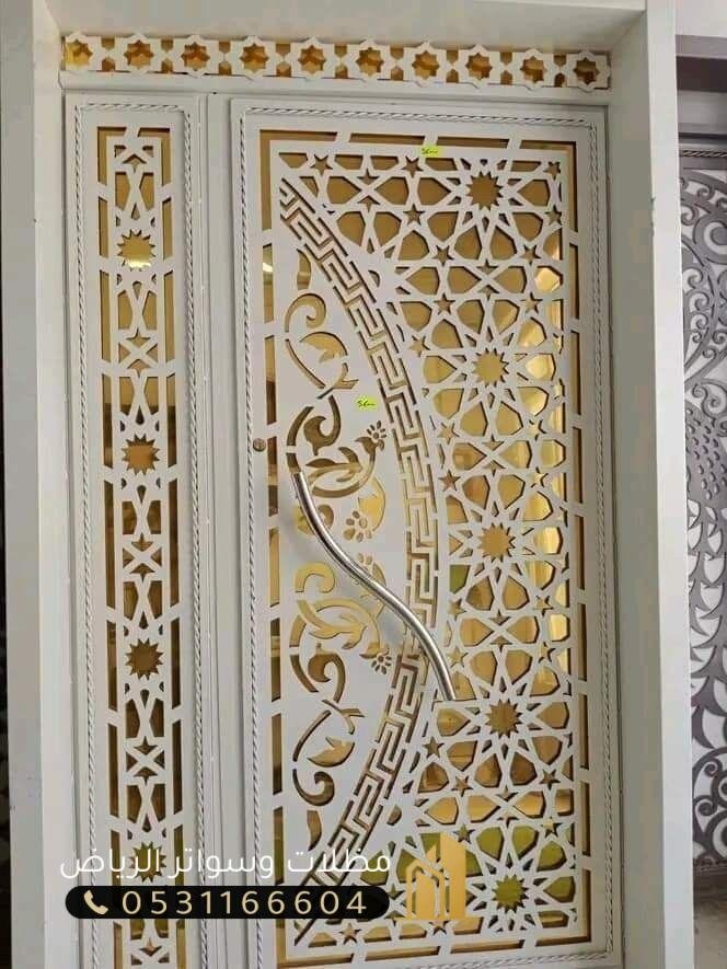 ابواب-ليزر-20 تركيب أبواب حديد ليزرللمنازل والفلل باحتراف الرياض