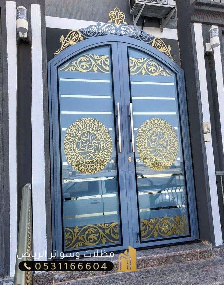 ابواب-ليزر-8 تركيب أبواب حديد ليزرللمنازل والفلل باحتراف الرياض