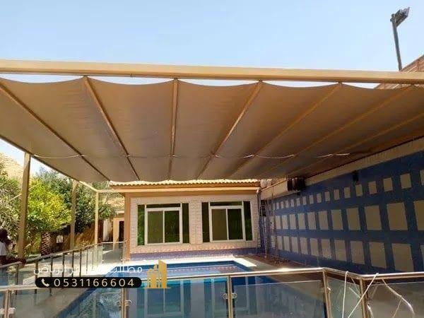 مظلات-مسابح-27 مظلات مسابح منزلية جنوب الرياض