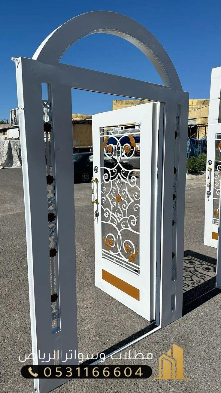 ابواب-حديد-13 تكلفة عمل باب حديد أسعار الحدادة في الرياض