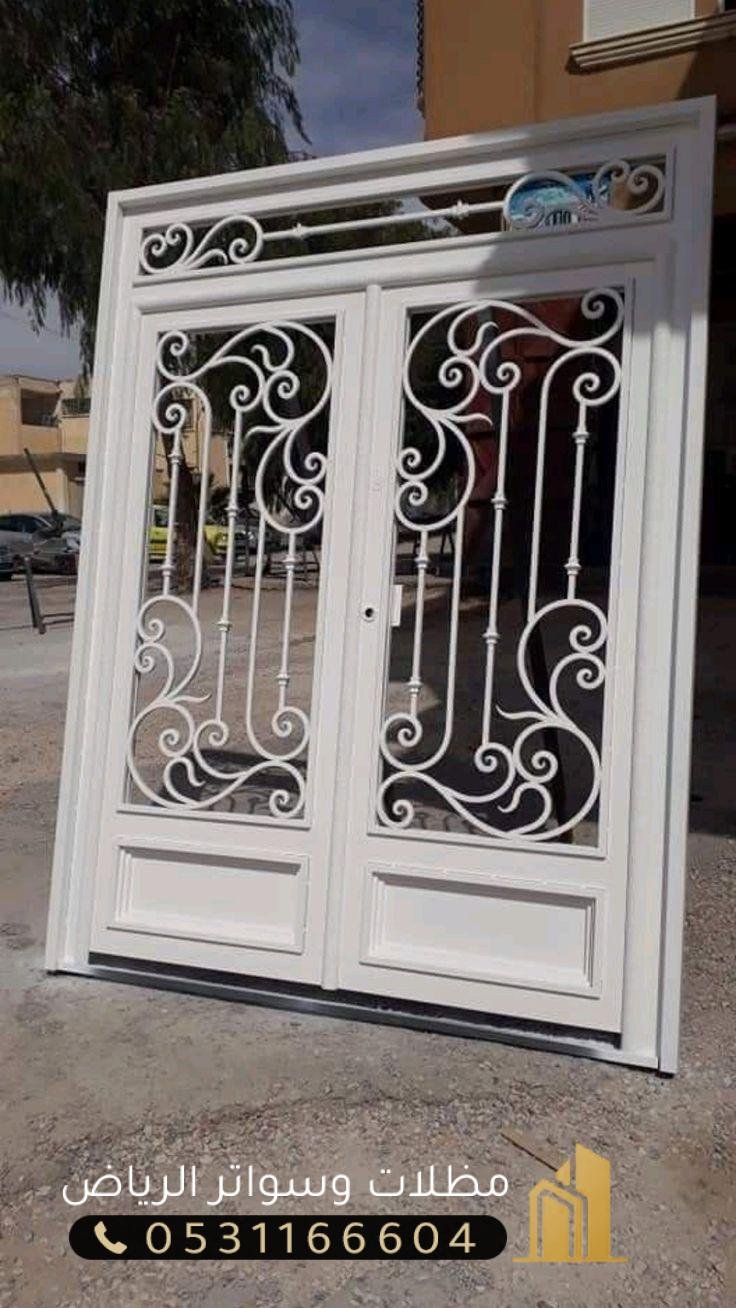 ابواب-حديد-2 تكلفة عمل باب حديد أسعار الحدادة في الرياض