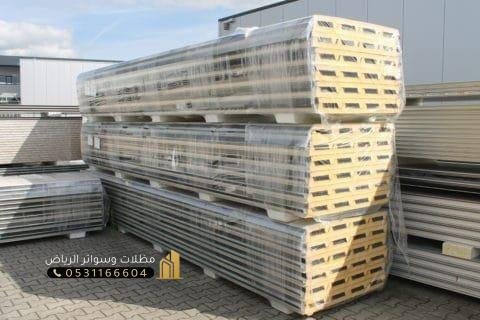 ساندوتش-بانل-12 سعر متر لوح سندوتش بنل لبناء ملحق في الرياض
