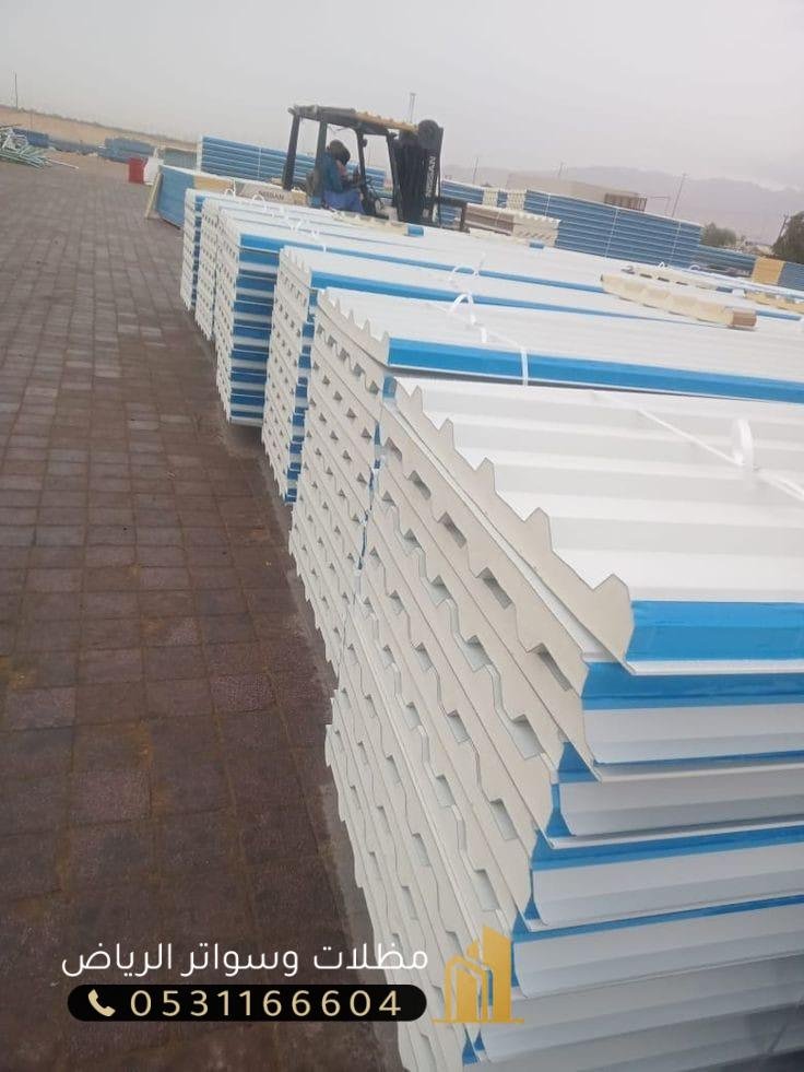شاندوتش-بانل-67 سعر متر لوح سندوتش بنل لبناء ملحق في الرياض