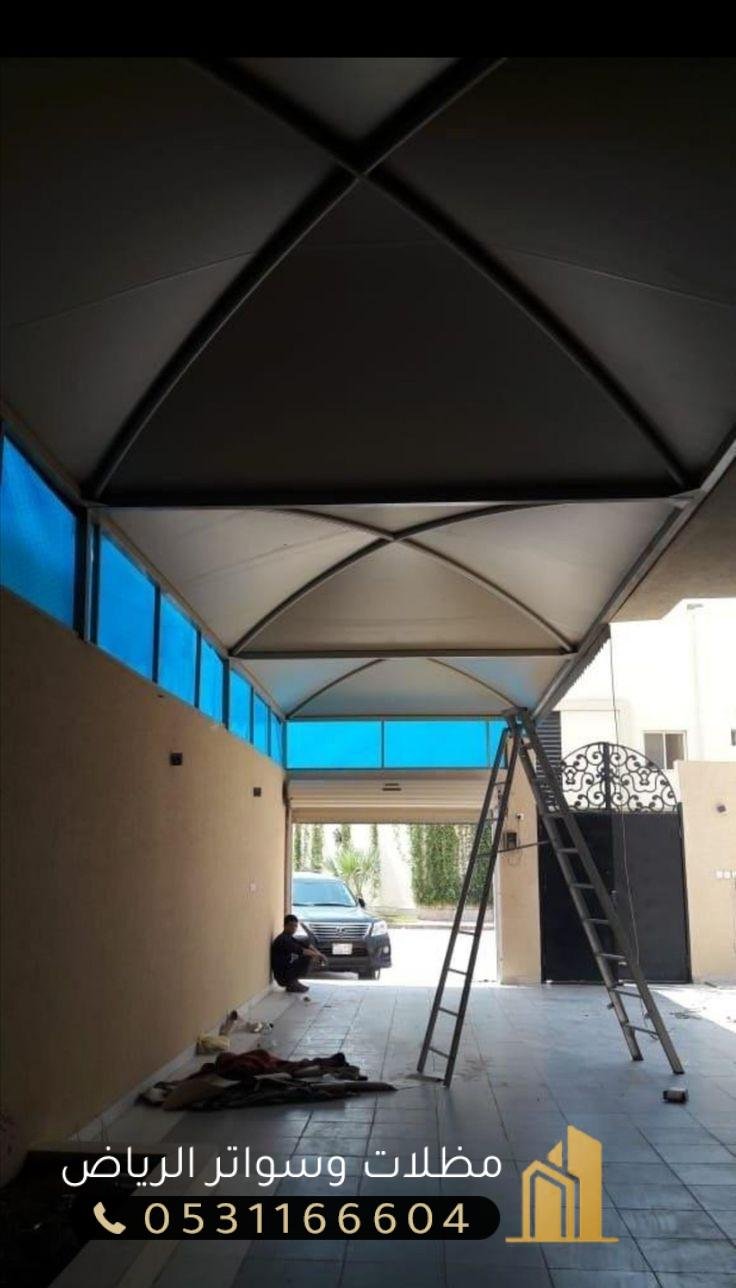 مظلات-سحب-6-1 تركيب مظلات سيارات متحركة في حي النرجس بالرياض بأسعار مميزة