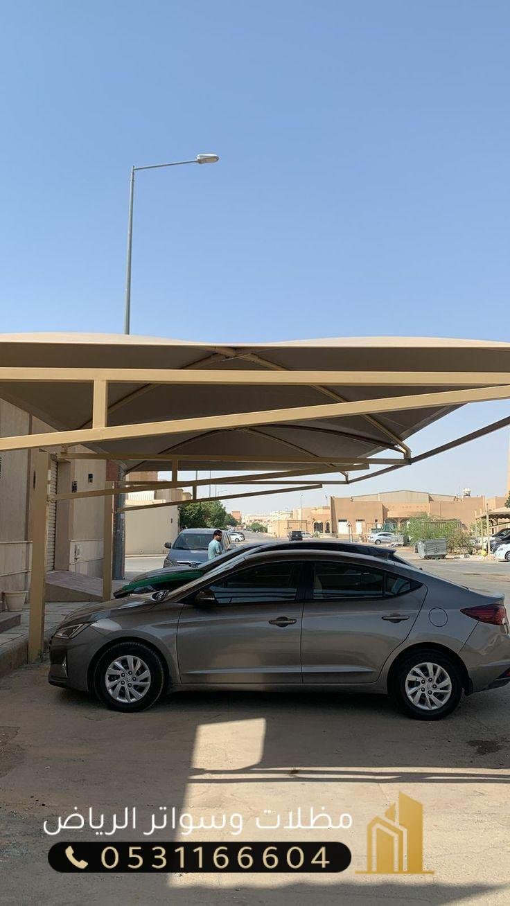 مظلات-مواقف-سيارات-5-1 تركيب مظلات مواقف سيارات في حي اليرموك بالرياض – جودة وسرعة